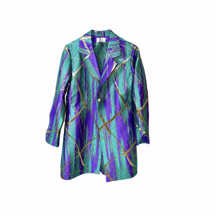 مانتو کتی مجلسی ژاکارد با تنخور راسته شیک