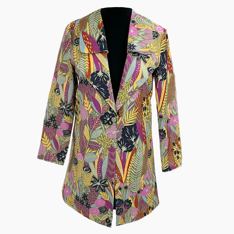 مانتو ژاکارد طرحدار شیک زنانه