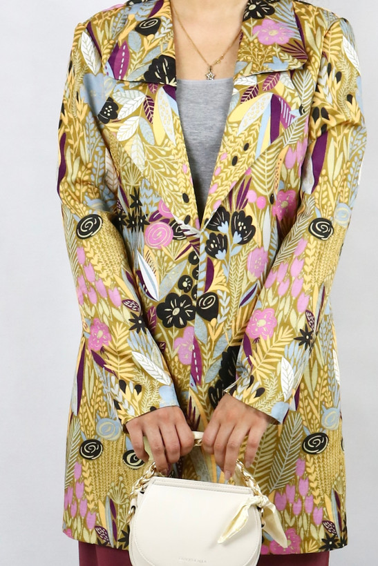 استایل مجلسی با مانتو ژاکارد گلدار