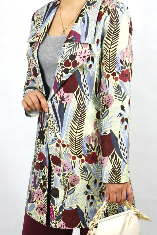 خرید آنلاین مانتو ژاکارد از مزون سجادیان