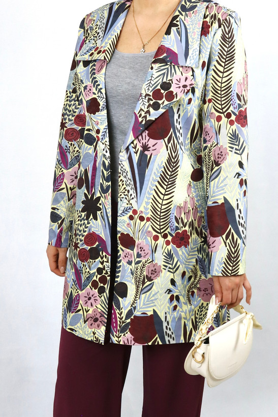 مدل جدید مانتو ژاکارد گلدار مجلسی