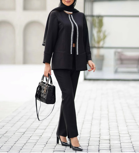 کت و شلوار جواهردوزی