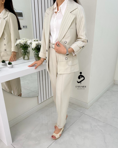 کت و شلوار کرپ دیپلمات