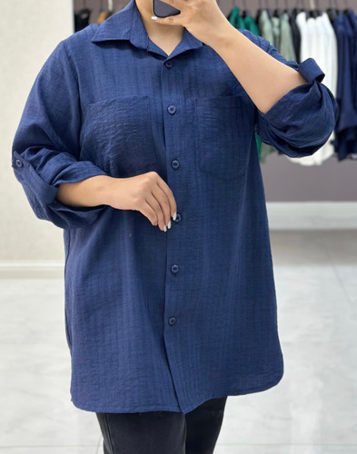 شومیز زنانه مدل لینن ژاکارد