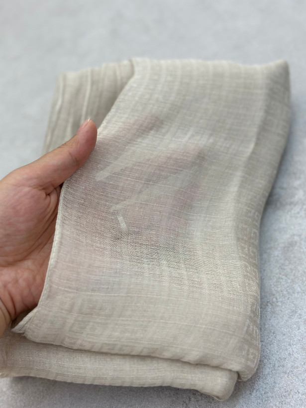 شالحریر ترک رنگ کرم